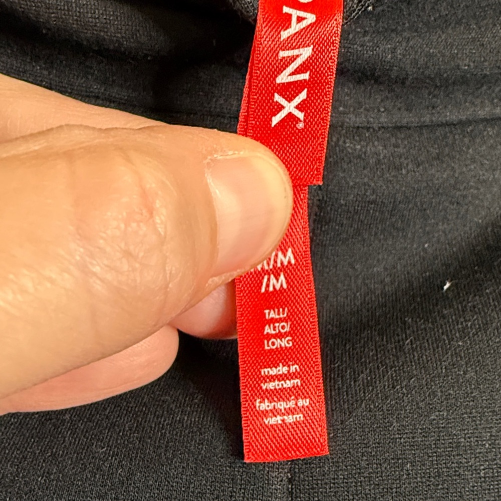 Spanx Perfect Pant Split Hem Women’s Medium Black… - image 5